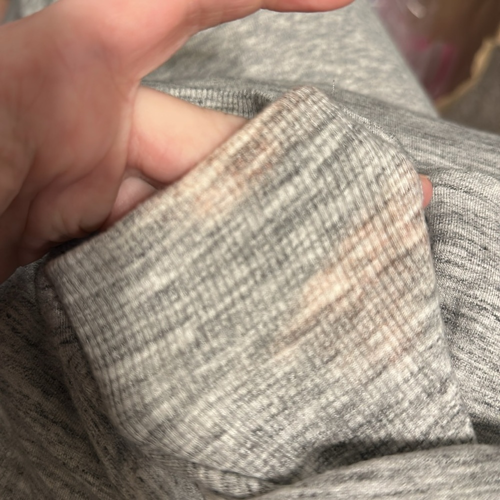 Athleta Women's Long-Sleeve Cardigan Gray pockets keyholes Size XS - Picture 9 of 9
